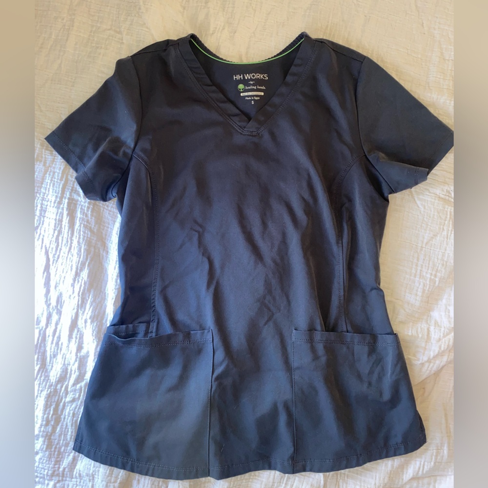 Healing hands scrub top